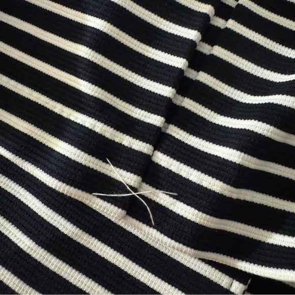 Cabi Nautical Stripe Maritime Trench Coat Jacket - Picture 7 of 8